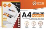 A4 Laminating Pouches – 120 Sheets | 100 Micron | Gloss Finish | Waterproof, Durable, Trimmable, Wipeable | 3mm Border for Smooth Sealing | Perfect for Documents, Photos, Menus, Certificates