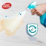 Simple Solution Hard Floor Pet Stain and Odour Remover, Dual Action Cleaner for Sealed Hardwood Floors - 750ml