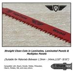 5 x TopsTools T101BIF Laminate Cutting Jigsaw Blades