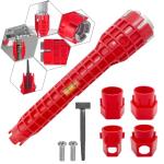 Zeromall 14-in-1 Multi-functional Pipe Wrench, Faucet and Sink Installer, Anti-Slip Pipe Wrench Plumbing Tool for Sink/Bathroom/Kitchen Plumbing Installation and Repairs