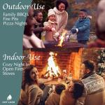 60L HARDWOOD LOGS Hotlogs Big White Bumper Bag Premium Kiln-Dried Wood – (60 Litre) - Ideal for Open fires, Fire Burning Stoves, BBQ's, Log Burners, Camping Fires, Fire Pits & Pizza Ovens.