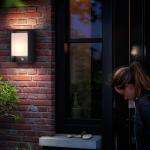 Philips myGarden Arbour LED Outdoor Wall Light with Motion Sensor [Anthracite] 1 x 6 W Integrated LED Light, For Garden and Patio Lighting