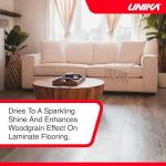 Unika EasyShine Wood & Laminate Floor Cleaner 500ml – Ready to Use Spray Cleaner for Varnished Wood & Laminate Floors, No Polish Build Up, Dries to a Sparkling Shine