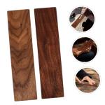 Operitacx Thickened Black Walnut Wood Carving Blocks 20X5X0.4 Inch Hardwood Lumber for DIY Woodworking and Hand Tool Projects