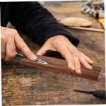 Operitacx Thickened Black Walnut Wood Carving Blocks 20X5X0.4 Inch Hardwood Lumber for DIY Woodworking and Hand Tool Projects