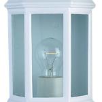 Searchlight 280wh Aluminum Outdoor and Porch Wall Light, White