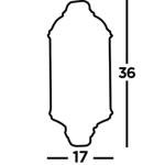 Searchlight 280wh Aluminum Outdoor and Porch Wall Light, White