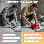 Laminate Flooring Floor Gap Fixer, Suction Cup Heavy Duty Suction Cups Tools Kit Laminate Floor Repair, Installation Maintenance Complete Wood Flooring Tool Set