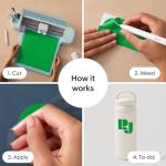 Cricut Value Vinyl | 25 Sheets | 30.5 cm x 30.5 cm (12" x 12") | Self Adhesive Permanent Vinyl for All Cricut Cutting Machines | Variety Pack