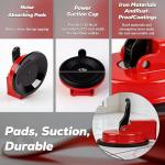 Laminate Flooring Floor Gap Fixer, Suction Cup Heavy Duty Suction Cups Tools Kit Laminate Floor Repair, Installation Maintenance Complete Wood Flooring Tool Set