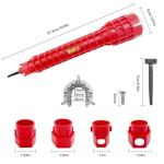 Zeromall 14-in-1 Multi-functional Pipe Wrench, Faucet and Sink Installer, Anti-Slip Pipe Wrench Plumbing Tool for Sink/Bathroom/Kitchen Plumbing Installation and Repairs