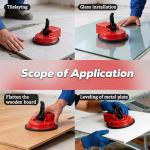 Laminate Flooring Floor Gap Fixer, Suction Cup Heavy Duty Suction Cups Tools Kit Laminate Floor Repair, Installation Maintenance Complete Wood Flooring Tool Set