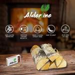 Alderline Premium Kiln-Dried Birch Hardwood Logs 20kg - Ready to Burn firewood - Smokeless fire logs for wood burners, Stoves, Fire Pits