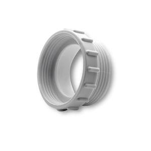 CranPlas CP136 | 1-1/2" Flexible Pipe Connector | Universal Outlet Adapter for UK Fittings | 40mm Euro to UK Threaded Waste Connector | Ideal for Kitchen Sink | Leak-Tested & Heat-Tested