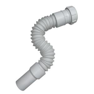 Hulthor 32mm Flexible Waste Pipe Connector – Compression x Plain Spigot Fitting for 1¼" Trap, Universal Waste Pipe Adapter for Sinks & Basins