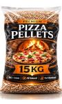 15kg Premium Pizza Wood Pellets – Hardwood Cooking Pellets for Pizza Ovens, BBQs, Smokers & Fire Grills | 100% Natural, Chemical Free | High Heat Output, Clean Burning, Easy to Ignite