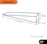 JCP Hardwood Wooden Wedges Wood Shims, Fence Panel Wedges, 12 x Blocks of 4 (48 Wood Wedges in Total) L 92mm x W 16mm x H 15mm > 1mm