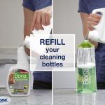 Bona Hard-Surface Floor Cleaner Liquid - for Stone, Tile, Laminate, LVT, Marble - 4 Litre Refill