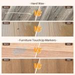 Hardwood Laminate Floor Repair Kit -11PCS Vinyl Floor Wax with 8PCS Wood Touch Up Marker, Linoleum Repair Kit Restore Any Scratches, Stains, Cracks, Hole for Floor, Door, Cabinet on Wood Furniture