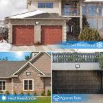 Jsdoin 50W Security Lights Outdoor Motion Sensor 4500 Lumen PIR Security Light 6500K LED Floodlights IP66 Waterproof Outside Daylight Wall Light with 2M Cable for Garage Garden Hallway Backyard