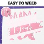 Permanent Vinyl for Cricut, 12" x4ft Pink Self Adhesive Vinyl Roll for Cricut and Silhouette Cameo, Pink Vinyl for Party Decoration, Window Stickers, Home Decor