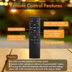 MAGGIFT 15M Outdoor Lights Mains Powered with Remote/Timer/3 Modes - Garden Festoon Plug in String Lights with G40 ED Bulbs, Waterproof Hanging Patio Lighting for Fence Cafe Bistro Yard