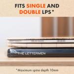 SPINCARE 50x 12 Inch UV Protection Outer Vinyl Record Sleeves | Density Single & Double Album LP Protective Sleeve | Strong Polyethylene Archival Plastic Vinyl Record Storage Covers