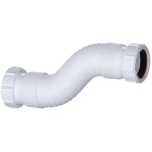 Hulthor 40mm Flexible Waste Pipe Connector, Universal Compression Fitting for 40mm Waste Pipe, Plumbing Drain Joiner for Sink, Kitchen, Bath (1.5")