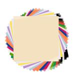 VINYL FROG Permanent Adhesive Vinyl Bundle 20 Pack Glossy Permanent Vinyl Sheets 12''x12''Craft Vinyl with Tansfer Tape for Sign Letter Home Decoration
