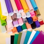 VINYL FROG Permanent Adhesive Vinyl Bundle 40 Pack Adhesive Vinyl Sheets 12''x12'' Permanent Vinyl for Cups, Decals, DIY Craft Projects