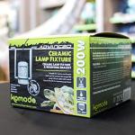 Komodo Ceramic Lamp Fixture and Mounting Bracket for Reptile Enclosures Durable Mountable Heat Resistant Basking Light Bulb Indoor Habitat Lighting