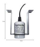 Komodo Ceramic Lamp Fixture and Mounting Bracket for Reptile Enclosures Durable Mountable Heat Resistant Basking Light Bulb Indoor Habitat Lighting