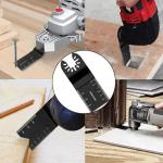 10 Pcs Multi Tool Blades Oscillating Saw Blades Universal Oscillating Quick Release Saw Blades Compatible with Dewalt, Milwaukee, Makita, Ryobi, Rockwell, Bosch