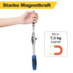 Telescopic Magnetic Pick up Tool(16LB/7.3KG), Extendable to 76 cm (30 inch) Pick-up Stick with Magnet, Retriever Wand Ideal for Retrieving Metal Objects from Hard to Reach Places Gifts for Men