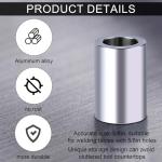 10pcs Welding Table Fixture Pins Stop, 1.5x1x5/8in Welding Table Accessories Aluminum Alloy Fixture Positioning Pins Fixturing Kit for Portable Welding Table Alignment Pins