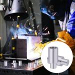 10pcs Welding Table Fixture Pins Stop, 1.5x1x5/8in Welding Table Accessories Aluminum Alloy Fixture Positioning Pins Fixturing Kit for Portable Welding Table Alignment Pins