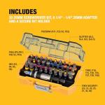 DEWALT Extra Small Tough Case High Performance Screwdriving Set 25mm (32pc), DT7969-QZ