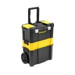 STANLEY Essential Rolling Workshop Toolbox, 3-in1 Stackable Units, Portable Tool Solution, STST1-80151