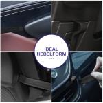 flintronic 4PCS Trim Removal Tool, Car Trim Removal kit, Tool Kit for Car Radio Door Dashboard Install, Plastic Pry tool, Automotive Panel Dash Interior Accessories, Repair Mechanic Bar Scraper, Black