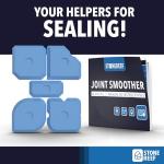 5-in-1 Silicone Remover & Finishing Tool Set – Caulking Tool Kit with Grout Scraper & Sealant Smoother – Silicone Sealant Removal & Application Tools for Bathroom Kitchen & Tiles