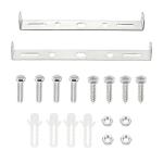 2 Set of Light Fixture Ceiling Bracket, 90 Mm And100 Mm Ceiling Light Plate Kit, Ceiling Light Bracket, for Home Office Install Various Types of Light(Silver)