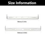2 Set of Light Fixture Ceiling Bracket, 90 Mm And100 Mm Ceiling Light Plate Kit, Ceiling Light Bracket, for Home Office Install Various Types of Light(Silver)