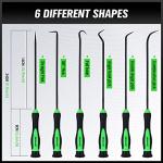 SWANLAKE Pick and Hook Set, Pick Tool Set for Car Auto Oil Seal/O-Ring Seal Gasket Pick Mini Hooks Puller Remover (6PCS)