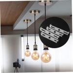 2 Set of Light Fixture Ceiling Bracket, 90 Mm And100 Mm Ceiling Light Plate Kit, Ceiling Light Bracket, for Home Office Install Various Types of Light(Silver)