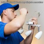 PATIKIL 120mm (4.7") Universal Light Fixture Mounting Bracket Kit, Light Crossbar Ceiling Light Plate with Screw for Wall Lights Ceiling Lighting Pendant Chandelier