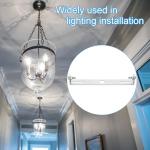 PATIKIL 120mm (4.7") Universal Light Fixture Mounting Bracket Kit, Light Crossbar Ceiling Light Plate with Screw for Wall Lights Ceiling Lighting Pendant Chandelier