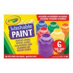 CRAYOLA Washable Project Paint, Painting Supplies for Kids, 6 Count
