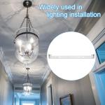 PATIKIL 200mm (7.9") Universal Light Fixture Mounting Bracket Kit, Light Crossbar Ceiling Light Plate with Screw for Wall Lights Ceiling Lighting Pendant Chandelier