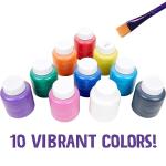 CRAYOLA Washable Kids Paint Set, 10 Ct, Children Arts & Crafts Supplies, Creative Gifts