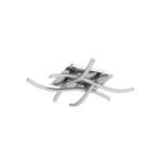 TYCOLIT LED Ceiling Light, Elegant Curved Design Ceiling Lights, 4 Built-in LED Boards, 24W 2400 Lumen, Cold Light 6500K, Modern Ceiling Fixture for Living Rooms, Bedrooms and Corridor